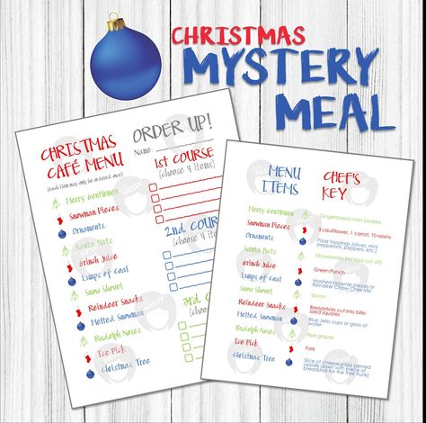 This Digital Prints item by MessyNessyDesigns has 37 favorites from Etsy shoppers. Ships from United States. Listed on Aug 24, 2024 Christmas Mystery Dinner Menu Ideas, Christmas Mystery Dinner, Christmas Themed Dinner, Christmas Party Themes For Adults, Christmas Crafts Ideas, Menu Christmas, Mystery Dinner Party, Christmas Mystery, Themed Dinner