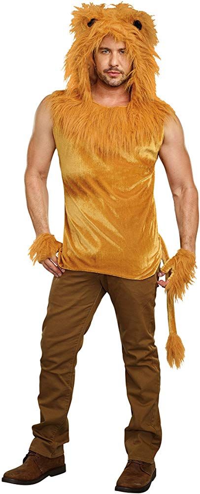 Mens Lion Costume, Cowardly Lion Costume, Lion Costume Diy, Lion Outfit, Jungle Costume, Lion Halloween Costume, Lion King Costume, Jungle Lion, King Costume