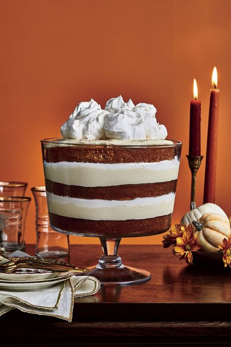 25 Spiced Christmas Desserts That Taste Just Like Grandma's | Southern Living Spice Cake Trifle, Spice Cakes, Cake Trifle, Apple Spice Cake, Spice Cake Recipes, Trifle Dish, Cake Mug, Apple Spice, Trifle Desserts