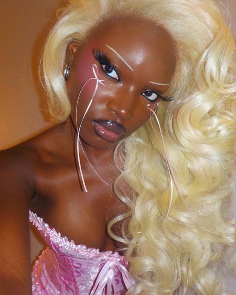 Crying Makeup, Fire Makeup, Barbie Dreamhouse, Skin Balm, Ethereal Aesthetic, Runway Makeup, Dream Doll, Barbie Dream House, Beat Face