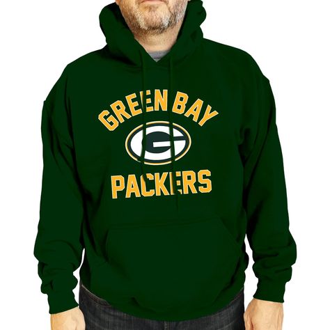 PRICES MAY VARY. Adult gameday Green Bay Packers football pullover hoodie with front pouch pocket is the ideal sweatshirt to wear on gameday; Packers hoodie is comfortable and great for showing team pride all year long; essential womens and mens football apparel Green Bay Packers team colored hoodie sweatshirts are the perfect fan apparel for tailgates and sports games; hooded sweatshirt pullover is ideal for warm or cold weather games; made from a cotton poly blend fleece material with cotton f Green Bay Packers Clothing, Weather Games, Green Bay Packers Sweatshirt, Football Apparel, Unique Sweatshirt, Packers Football, Basic Sweatshirt, Football Sweatshirt, Football Outfits