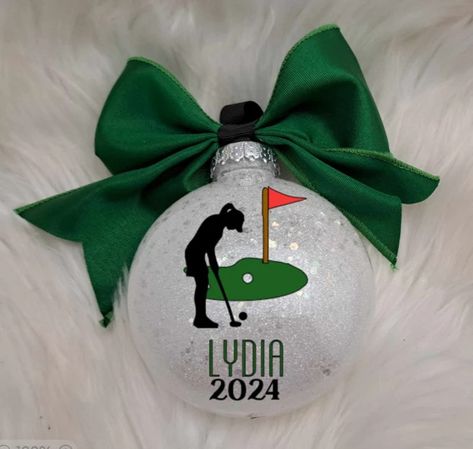 Golf Christmas Ornament, Golf, Sports Ornament, Golf Ornament, Male Golfer, Female Golfer, Christmas Gift, Sports Ornaments - Etsy Golfer Silhouette, Sports Ornaments, Female Golfer, Golf Christmas, Christmas Golf, Ornament Design, Golf Player, Women Golfers, Ornaments Design