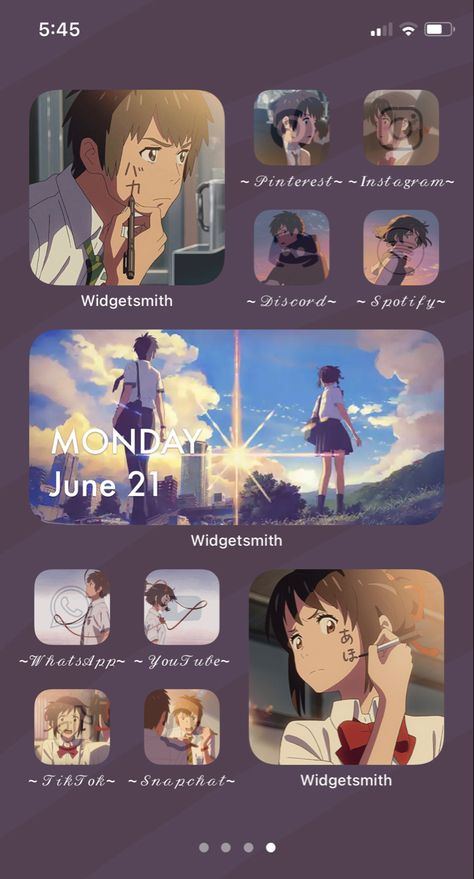 Anime Homescreen Ideas, Anime Phone Layout, Anime Widget Homescreen, Anime Themed Phone, Anime Phone Theme, Anime Homescreen, Homescreen Idea, Ios Ideas, Iphone Wallpaper Classy