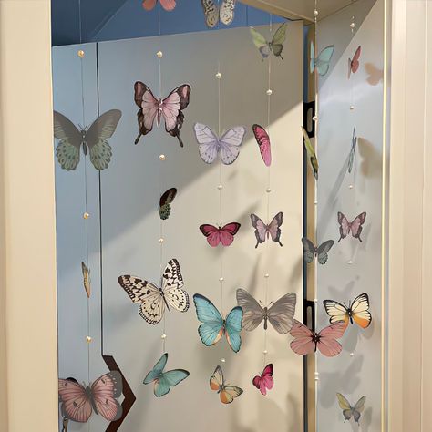 Butterfly Room Aesthetic, Nba 2k24, Deco Room, Butterfly Aesthetic, Butterfly Room, Diy Room Decor For Teens, Organizing Wires, Organized Desk Drawers, Butterfly Printable