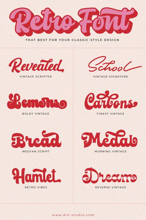 Hey typography lovers! If you can't get enough of vintage-inspired fonts, you're in for a treat. Check out our specially curated collection of the best free retro fonts (part 2) that will transport you to yesteryear. Add an authentic, nostalgic touch to your graphic design, invitations, and more! Pin now and indulge your inner typography enthusiast! Font Canva Lettering, 10 Tattoo, Typographie Inspiration, Design Alphabet, Graphic Shapes Design, Keyword Elements Canva, Canva Fonts, Desain Buklet, Groovy Font