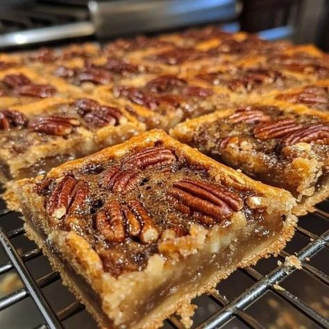 Valerie Bertinelli Recipes 😋 | Easy Pecan Pie Bars | Facebook Pioneer Woman Pecan Pie, Easy Pecan Pie Bars, Pecan Pie Bars Easy, Easy Pecan Pie, Pecan Pie Bars Recipe, Pecan Pie Cookies, Pecan Pie Easy, Pecan Pies, Pie Bar Recipes