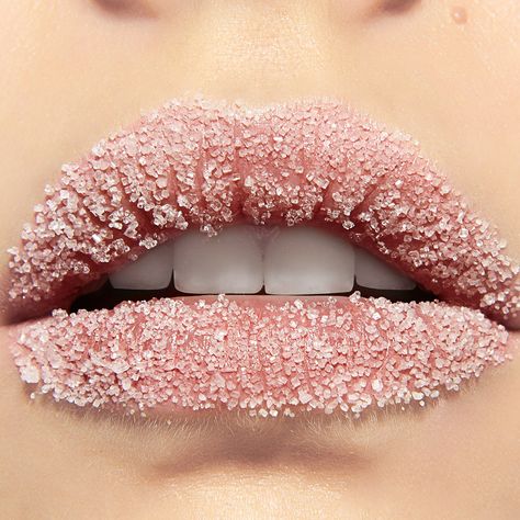 Diy Lip Scrub, Lips Painting, Exfoliating Lip Scrub, Winter Lips, Lip Scrub Diy, Beauty Makeup Photography, Nice Lips, Sugar Scrub Diy, Lip Scrubs