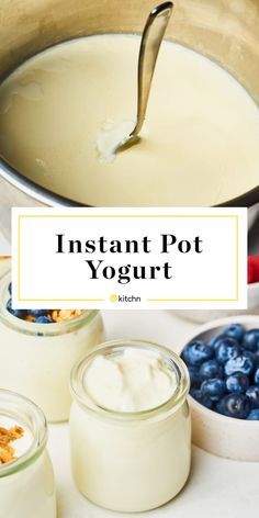 How To Make Instant Pot Yogurt, Step by Step | Kitchn Diy Yogurt Instant Pot, Home Made Yogurt Instant Pot, Instant Pot Tips And Tricks, Homemade Yogurt Instant Pot, Instant Pot Pro Recipes, Use Up Half And Half, Instant Pot Recipes Clean Eating, Instapot Yogurt Recipes, Instant Pot Vegetables