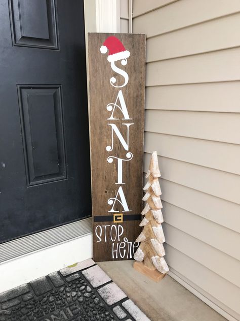 Tall Wooden Signs Front Porches, Long Wooden Christmas Signs, Noel Wood Sign, Outdoor Christmas Signs Front Porches, Xmas Wood Projects, Holiday Welcome Signs, Winter Welcome Signs For Porch, Christmas Door Signs Front Porches, Diy Christmas Porch Signs