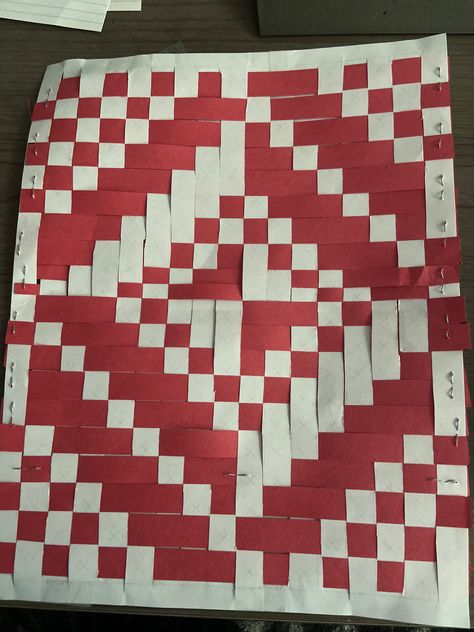 Paper Weaving Patterns Design, Learning Diary, Ribbon Weaving, Weaving Patterns Design, Paper Weaving, Weaving Designs, Mini Craft, Grade 8, Weaving Art