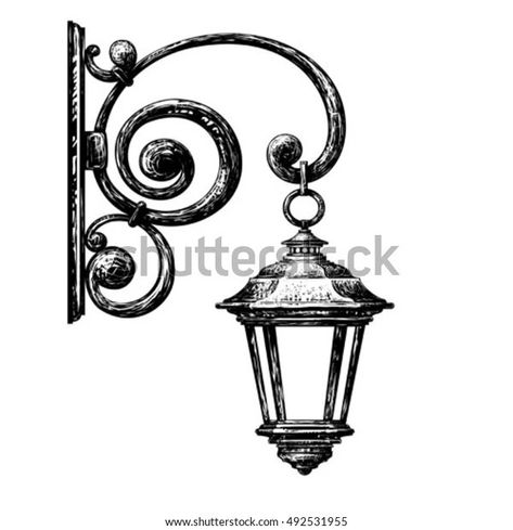 Lantern Drawing, Simple Wall Paintings, Lantern Tattoo, Architecture Drawing Sketchbooks, Chandelier Art, Black And White Art Drawing, Wall Painting Decor, Silhouette Clip Art, Art Lamp