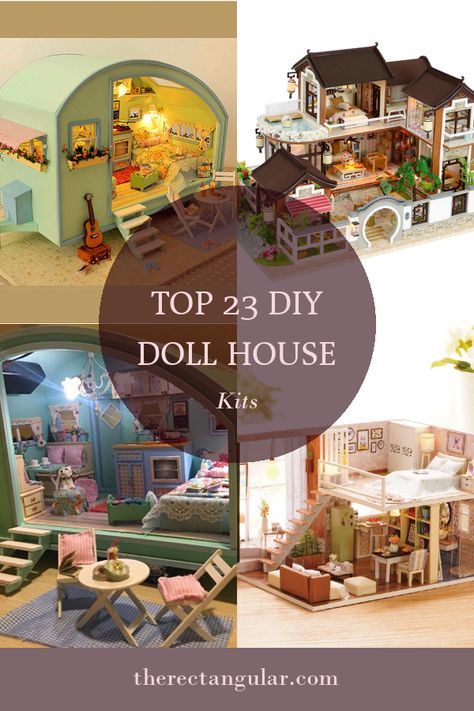 20 Diy Dollhouse Ideas For Kids To Make 11F Doll Furniture Tutorial, Making A Doll, House Kits, Diy Doll House, Doll House Plans, Dollhouse Ideas, Kit Home, Diy Dollhouse Furniture, Barbie House