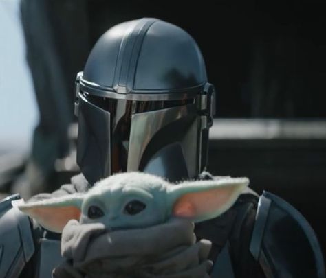 Mando and Baby Yoda | The Mandalorian Season 2 Chapter 12 "The Siege" Grogu And Mando, Mando And Grogu, Pinterest Tv, Star Wars Cartoon, Top Tv Shows, Cuadros Star Wars, Star Wars Pictures, Star Wars Memes, Pedro Pascal