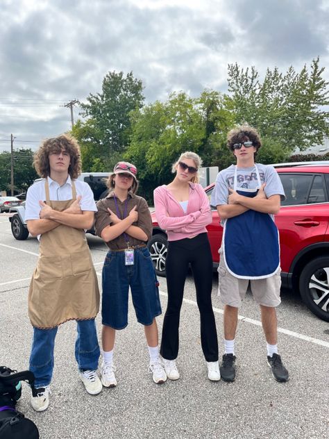 Fantasy Day Spirit Week, Favorite Decade Spirit Week, Soccer Moms And Bbq Dads Outfit Spirit Week, Grill Dad Outfit Spirit Week, Generations Day Spirit Week, Soccer Mom Costume Spirit Week, Soccer Mom And Bbq Dad, Barbecue Dad Vs Soccer Mom Outfit Spirit Week, Super Hero Day Spirit Week