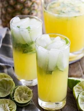 Drinks Archives - Easy Peasy Meals Pineapple Limeade, Frozen Mango Margarita, Pineapple Mojito, Mojito Ingredients, Mint Simple Syrup, Coctails Recipes, Mango Margarita, Make Simple Syrup, Mojito Recipe