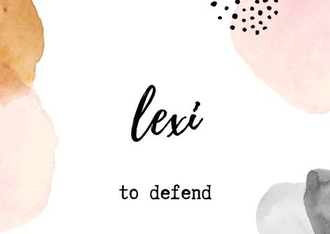 Lexi Evelyn Name Meaning, Lila Name, Unique Girl Names, Beautiful Names, Birth Flower Tattoos, Aesthetic Names, Baby Names And Meanings, Baby Room Design