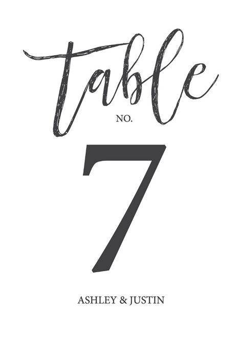 Free Table Number Printables Templates, Table Number Printables Free, Table Number Template Free Printable, Free Table Number Printables, Printable Table Numbers Free Templates, Free Printable Table Numbers, Wedding Reception Simple, Placecard Ideas, Bridal Party Table Decorations