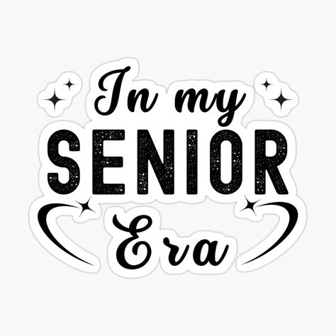 Get my art printed on awesome products. Support me at Redbubble #RBandME: https://www.redbubble.com/i/sticker/2024-Senior-graduation-in-my-senior-era-class-of-2024-by-Lady-Frost/158493365.EJUG5?asc=u Senior Stickers, Senior Era, College Senior, Graduation Year, Senior Graduation, Class Of 2024, Senior Year, High School Seniors, Trending Topics