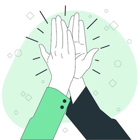 High Five Drawing, Psd Icon, High Five, Vector Photo, Graphic Resources, Vector Free, How To Draw Hands, Photo And Video, Drawings