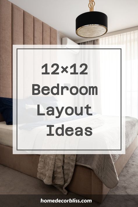 bedroom layout ideas Bed Facing Wall, Bedroom Measurements Layout, Bedroom Ideas 12 By 12, 20x10 Bedroom Design, Average Bedroom Size, Bedroom Sizes Layout Floor Plans, 12 By 13 Bedroom Layout, 4m X 4m Bedroom Ideas, Bedroom Setup Ideas Layout Floor Plans Master Suite