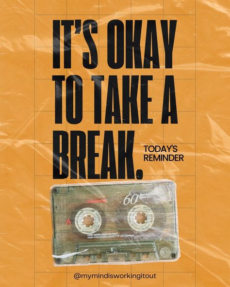 Gentle reminder, It's okay to take a break. Resting and rejuvenating are essential for your well-being. Listen to your body and mind, and give yourself the time and space you need to recharge.🧘 🍃 #JournalingForMentalHealth #MindfulReflections #mentalhealthmatters #mentalhealth #mentalhealthawareness #mentalwellness #journaling #journal #planner #journalinspo #healing #selfcare #mentalhealth #mentalhealthmatters #mentalhealthawareness #mentalwellbeing #selfecare #selflove #selfloveclub #lov... Its Okay To Take A Break, Listen To Yourself, Mental Health Stigma, Break The Stigma, Mental Health Care, Mental Health Support, Wallpaper Space, Time And Space, Body And Mind