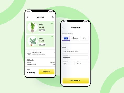 Checkout Page Ui Design, Checkout Page Design, Restaurant App, Checkout Page, Poster Idea, Mobile App Design Inspiration, User Flow, App Interface Design, App Design Inspiration