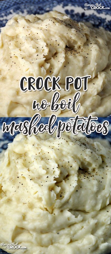 These Crock Pot No Boil Mashed Potatoes are so simple and let you make up delicious mashed potatoes without having to boil them first! Delicious Mashed Potatoes, Crockpot Mashed Potatoes, Mashed Potato Recipe, Crock Pot Food, Salad Pasta, Mashed Potato Recipes, Crockpot Dishes, Potato Recipe, Mashed Potato