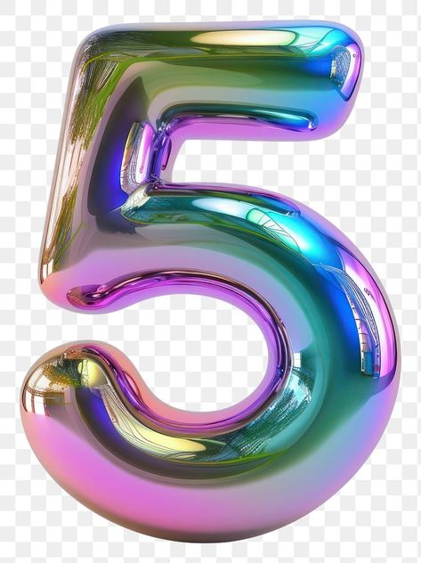 Number 5 Design Graphics, 5 Number Design Fonts, 3d Numbers, Number Font, Number Fonts, 3d Inspiration, Number Design, Number 5, My Photos