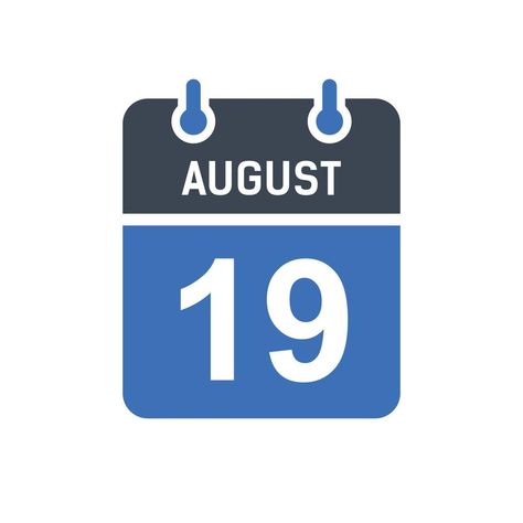 Date Icon, August Calendar, Joker Hd Wallpaper, 19 August, Calendar Date, August 19, Hd Wallpaper, For Free, Clip Art