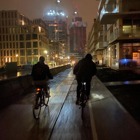 Bike Ride At Night Aesthetic, Biking In The Rain Aesthetic, Amsterdam Nightlife Aesthetic, Biking In Amsterdam, Biking At Night Aesthetic, Amsterdam Bike Aesthetic, Amsterdam Party Aesthetic, University Of Amsterdam Aesthetic, City Bike Aesthetic