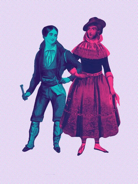 This piece of art is a collage of 1800s fashion prints sourced from the British Library that I have edited together. lgbt queer gay men art victorian vintage antique history pink blue print poster art sketch digital pop art meme non-binary transgender Trans Graphic Design, Gender Queer Art, Queer Punk Art, Trans History, Blue Print Poster, Gender Art, Non Binary Art, Queer Vibes, 2025 Moodboard