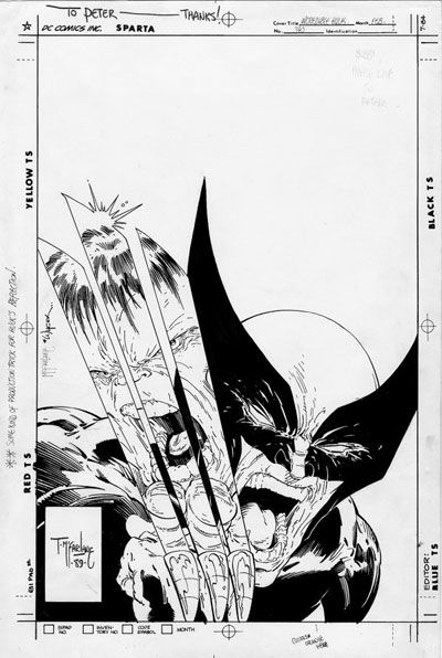 Wolverine Covers: Incredible Hulk #340 original artwork / Cover Comic, Comic Book Drawing, Wolverine Art, Todd Mcfarlane, Comic Book Panels, Book Artwork, Comic Book Artwork, Marvel Comics Art, Random Art