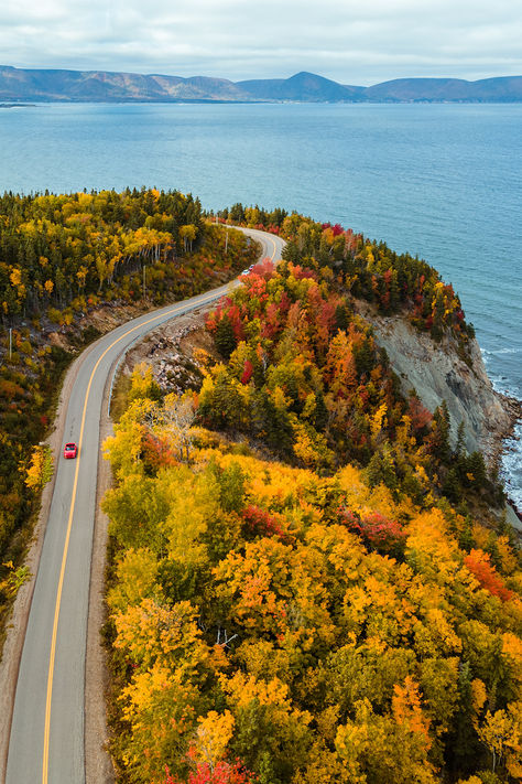 Road trips don’t get much better than this. Head to Cape Breton Island in Nova Scotia in October or November for all the fall feels. Grand Canyon West, Retirement Travel, Cape Breton Island, Myrtle Beach Vacation, Cairngorms National Park, Cape Breton, Scenic Byway, Autumn Scenery, Fall Travel