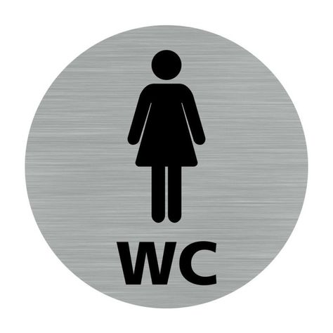 Quincaillerie > Sécurité et serrurerie > Signalétique intérieure et extérieure > Panneau d'information SIGNALETIQUE.BIZ FRANCE, Comment différencier les toilettes femmes ? Grâce à la plaque de porte WC , indiquez clairement à qui sont destinés les sanitaires. Effectivement, avec son pictogramme femme, la plaque signalétique indique la présence de toilettes dames. Ainsi, la confusion avec les WC hommes n?est plus possible. Plaque porte WC disponible en autocollant WC (pose intérieure) effet alu b Logo Wc, Soyut Sanat Tabloları, Signs, Quick Saves, Logos