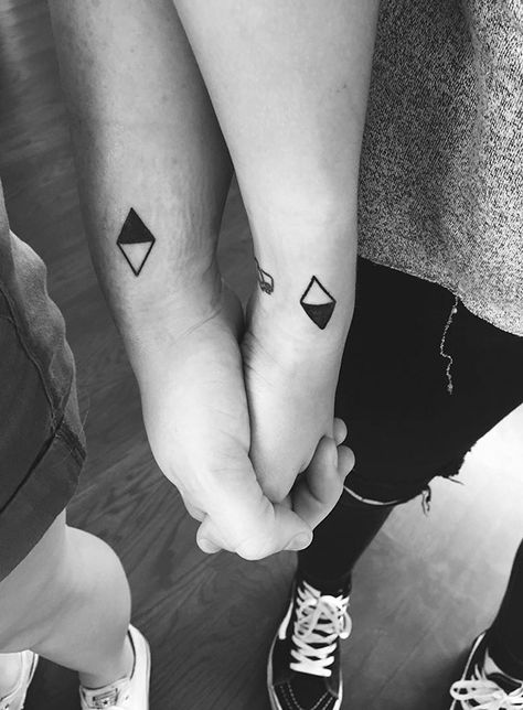 20+ Best Friend Tattoo Ideas To Show Your Squad Is The Best Trio Tattoos, Tattoo Tv Shows, Matching Bff Tattoos, Matching Friend Tattoos, Special Friend Quotes, Framed Tattoo, Key Tattoos, Friends Picture Frame, Bff Tattoos