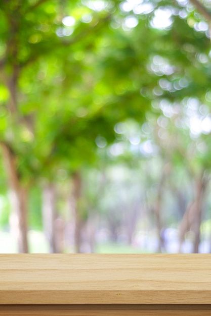 Empty table over blur green tree backgro... | Premium Photo #Freepik #photo #outdoor-table #nature-table #garden-table #green-table Table Background Aesthetic, Garden Background For Editing, Table Background For Editing, Green Tree Background, Green Background Nature, Garden Ideas Vertical, Juice Table, Green Nature Background, Outdoor Background