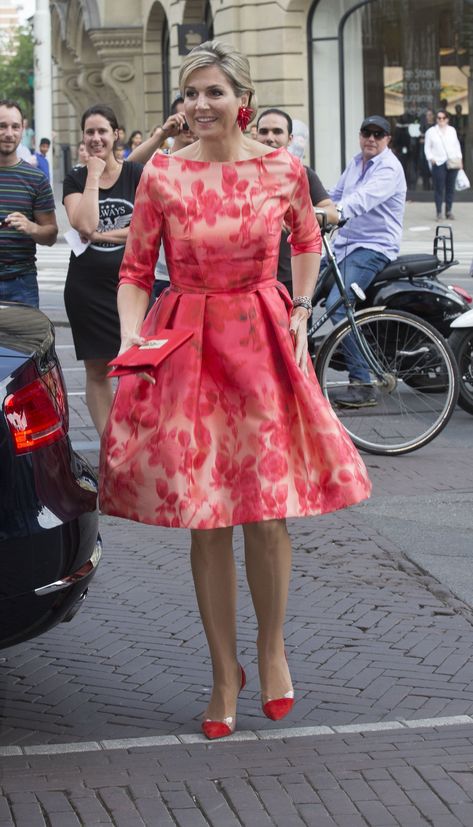 ♥•✿•QueenMaxima•✿•♥... Estilo Real, Queen Máxima Of The Netherlands, Queen Maxima, African Fashion Dresses, Royal Fashion, Looks Style, African Women, Mode Style, African Dress