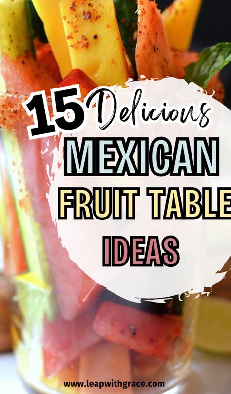 15 Delicious Mexican Fruit Table Ideas that will make your party a hit Mexican Charcuterie Table Ideas, Mexican Buffet Table Ideas, Mexican Night Ideas Parties, Mexican Fruit Charcuterie Board, Fiesta Fruit Display, Mexican Fruit Platter Ideas, Mexican Fruit Table Ideas Wedding, Mexican Food Buffet Ideas Party, Diy Fruit Table