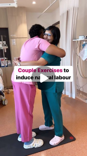 Dr. Shalini Verma on Instagram: "Couple Exercises that work for most of my patients to prepare for Labour.🤰👶 There are so many ways your partner can support you in preparing for big day! One of them is doing exercise with you. Having the support of a person during the exercises is a great help for the mom-to-be, as the dad-to- be can assist them into a posture or monitor and can correct them when needed. Exercising together will hep your partner understand you better by making him more aware of your discomfort zones. 🌟Start these exercises from 32 weeks onwards if the baby is in a head-down position, and always check with your doctor first before trying out any exercises to help induce labor. 1. Slow Dance: Hug your partner and move your hips side to side. This helps in opening the p Couple Exercises, Labor Inducing Exercises, Natural Labour, Induce Labor, Prepare For Labor, Slow Dance, Fit Couples, Pregnancy Birth, Do Exercise