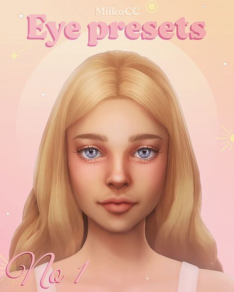 Eye presets ✰*• No 1 | Miiko on Patreon Maxis Match Presets Sims 4, Sims 4 Cc Face Presets Maxis Match, Sims 4 Presents Face, Maxis Match Preset, Sims 4 Maxis Match Cc Presets, Free Sims 4 Cc Eyes, Maxis Match Sims 4 Cc Presets, Maxis Match Cc Skin, Sims 4 Maxis Match Makeup Cc