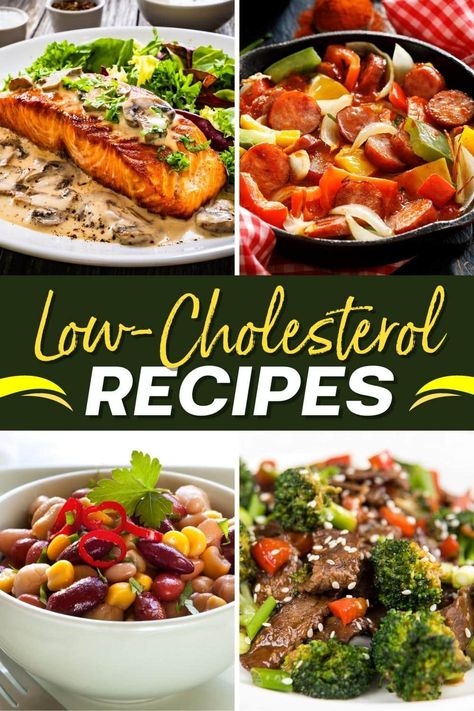 Low Cholesterol Recipes Dinner, Low Cholesterol Meal Plan, Cholesterol Friendly Recipes, Low Cholesterol Diet Plan, Foods To Reduce Cholesterol, High Cholesterol Diet, Cholesterol Foods, Cholesterol Recipes, Low Cholesterol Diet