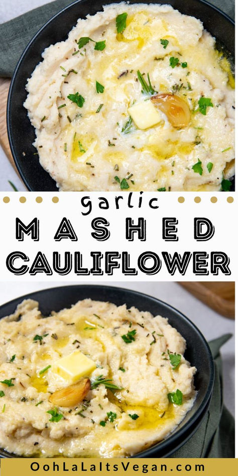 mashed cauliflower, cauliflower mashed potatoes, vegan mashed potatoes Potatoes For Thanksgiving Dinner, Easy Mashed Cauliflower, Thanksgiving Dinner Recipes Sides, Mashed Potatoes For Thanksgiving, Cheesy Mashed Cauliflower, Thanksgiving Diner, Keto Mashed Cauliflower, The Best Cauliflower, Low Carb Holiday Recipes