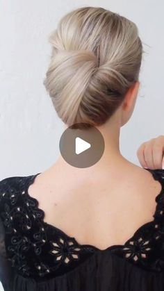 Short Hair Updo Tutorial, Easy Bun Hairstyles For Long Hair, Updo Tutorial, Natural Hair Tutorials, Hair Upstyles, Easy Hair Updos, Long Hair Updo, Hair Tutorials For Medium Hair, Peinados Fáciles Para Cabello Corto