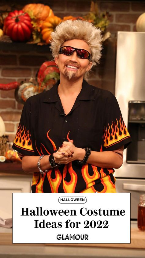 Guy Ferrari Bachelorette, Guy Fury Halloween Costume, Male Costumes For Women, Snoop Dog And Martha Stewart Costume, Guy Fiery Costumes, Guy Fieri Halloween Costume, Mens Movie Character Costumes, Male Celebrity Costume Ideas, Bald Guy Costume Ideas