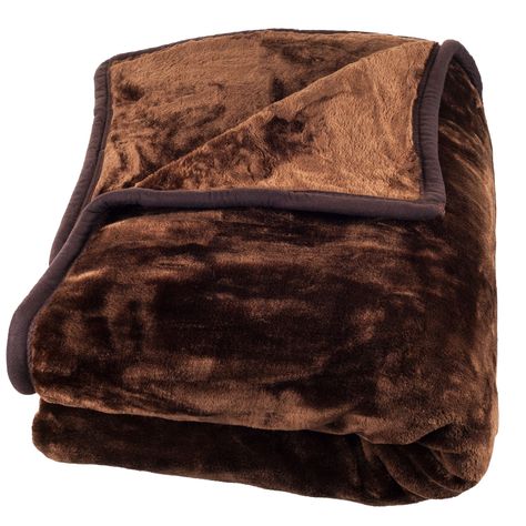 Windsor Home Solid Soft Heavy Thick 8-pound Weighted Plush Mink Blanket (Brown) - Full - Queen (Faux Fur, Solid Color) Lorain Ohio, Mink Blanket, Brown Throw Blanket, Windsor Homes, Heavy Blanket, Faux Fur Throw Blanket, Fur Throw Blanket, Twin Blanket, Fur Throw