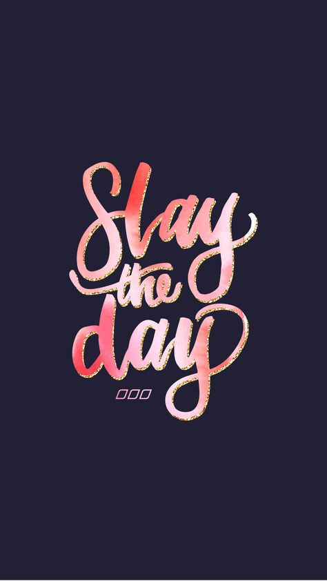 Fitness Motivation Wallpaper, Slay The Day, Good Morning Today, Wallpaper Dekstop, Perfect Word, Inspirational Phrases, Lorna Jane, Catch Phrase, Womens Workout Outfits