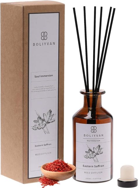 PRICES MAY VARY. Charming Fragrance Suitable for Home: Top Notes: floral, Middle Notes: iris, woody, Base Notes: ambery, tonka bean, cedarwood, sandalwood. Combined with fresh iris notes and sandalwood, unique rich yet mild aroma of reed diffuser make you like you are in nature and smell the relaxing feeling brought by the aroma. All-Natural, Safe and Non-toxic Formula: All our essential oils for diffusers for home are made from a combination of natural plant aromatherapy diffusers and organic s How To Make Diffuser Oil, Scented Sticks, Candle Scents Recipes, Diffuser Oils, Scent Sticks, Candle Scents, Diffuser Sticks, Room Scents, Aromatherapy Diffuser