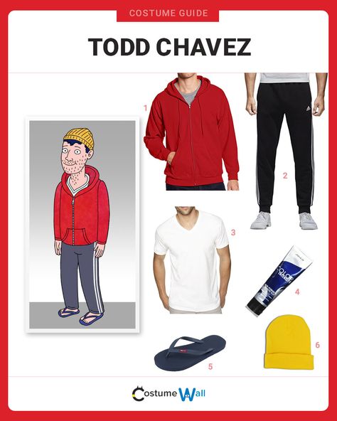 The best costume guide for dressing up like Todd Chavez. Cosplay the lazy slacker voiced by Aaron Paul on the Netflix series BoJack Horseman. Todd Costume Bojack, Todd From Bojack Horseman, Bojack Horseman Outfit, Bojack Horseman Cosplay, Todd Bojack Horseman, Todd Bojack, Bojack Horseman Costume, Todd Chavez, Got Costumes