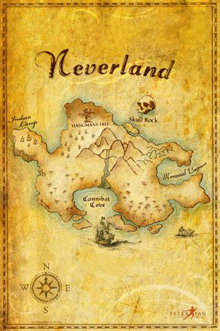 neverland Neverland Map, Peter Pan Neverland, Peter Pan Party, Foto Disney, Image Princesse Disney, Images Disney, Tinker Bell, Disney Films, Pixie Dust