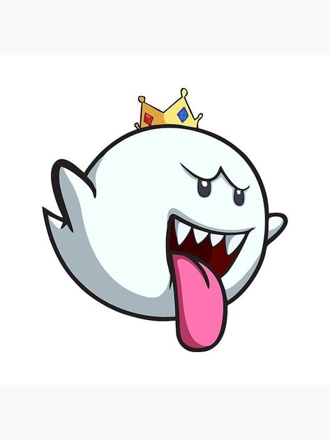 King Boo Mario, King Drawing, 100 Day Of School Project, Traditional Tattoo Old School, Crown Tattoo Design, King Boo, Ghost Tattoo, Flash Tattoo Designs, Plant Tattoo